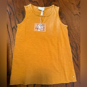 Mustard Sleeveless Top